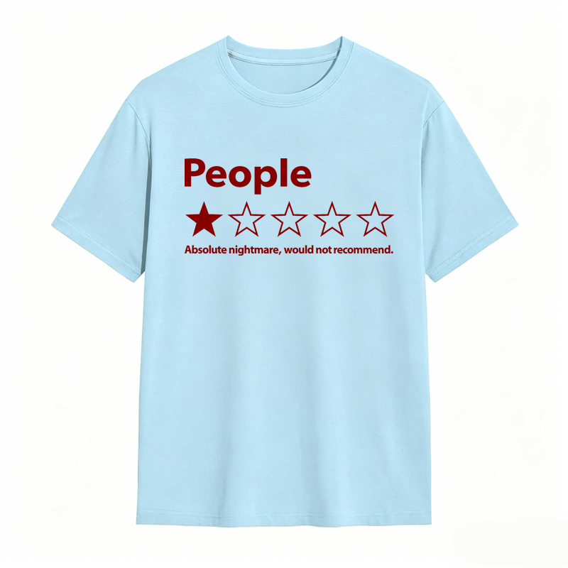 Funny Review People One Star Absolute Would T-Shirt