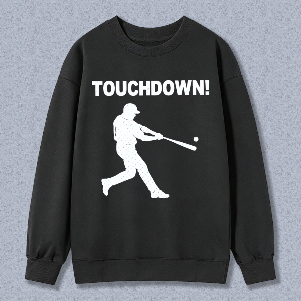 Dorawear™ Baseball Player Hitting Ball Touchdown Unisex Classic Sweatshirt