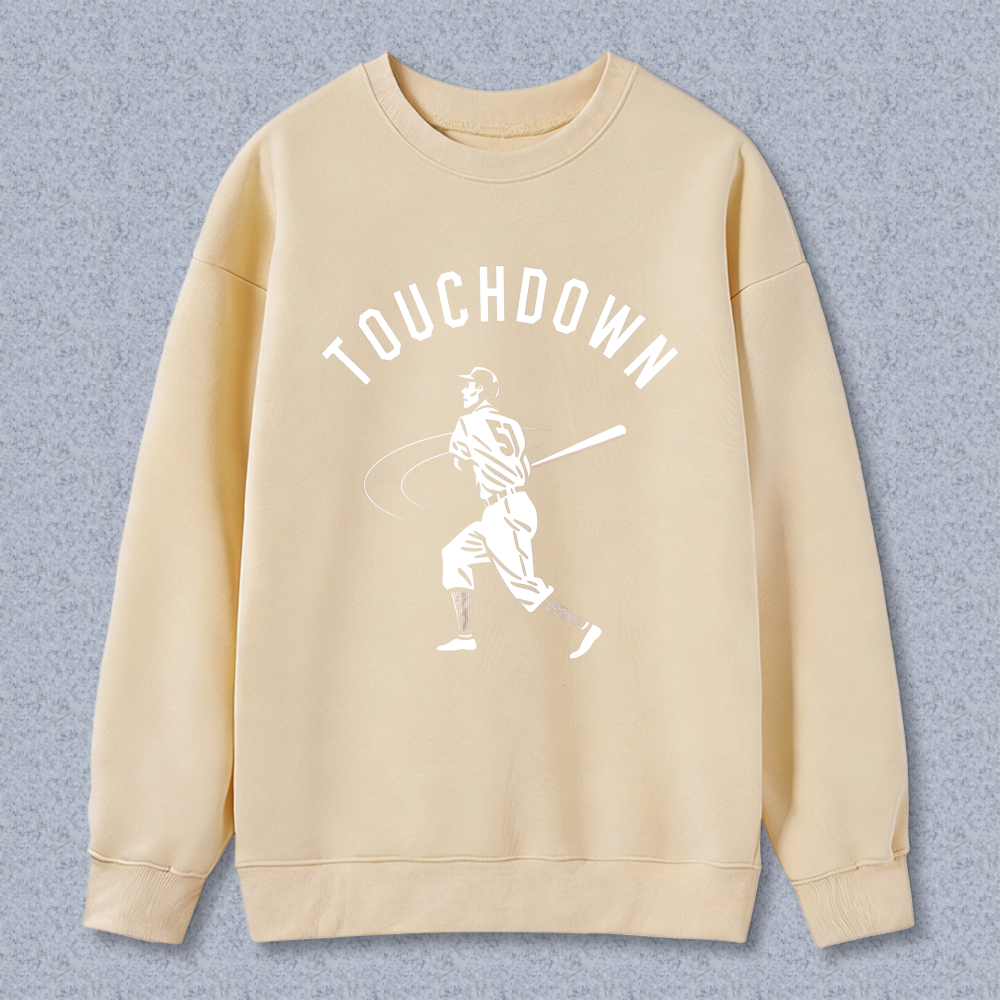 Dorawear™ Touchdown Baseball Player Graphic Unisex Classic Sweatshirt(1)