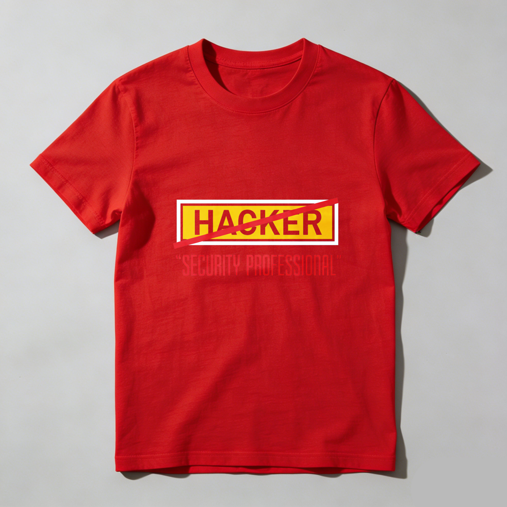 Dorawear™ Hacker Security Professional Pure Cotton Short Sleeve T Shirt-Dorawear