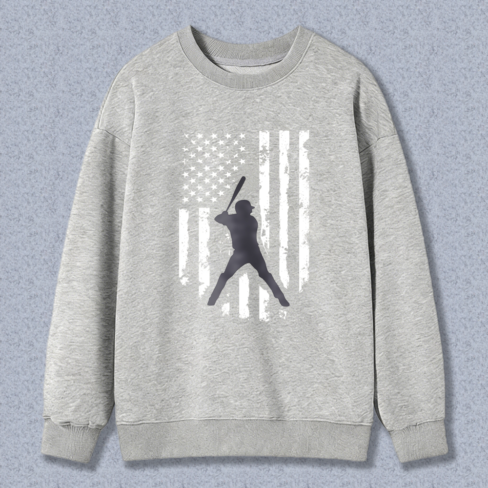 Dorawear™ American Flag Design Unisex Classic Sweatshirt