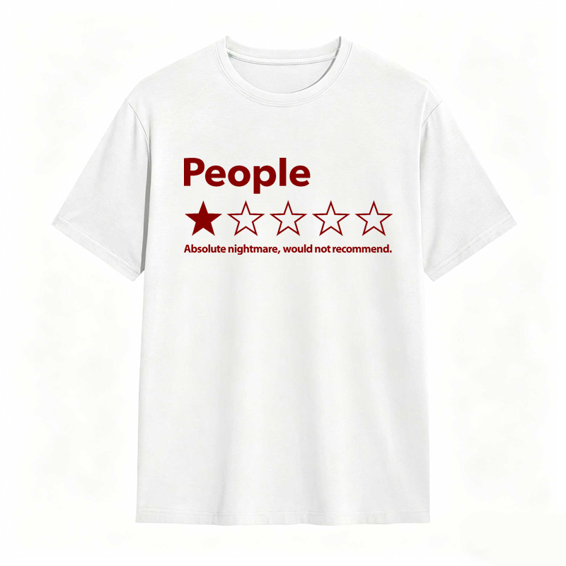 Funny Review People One Star Absolute Would T-Shirt