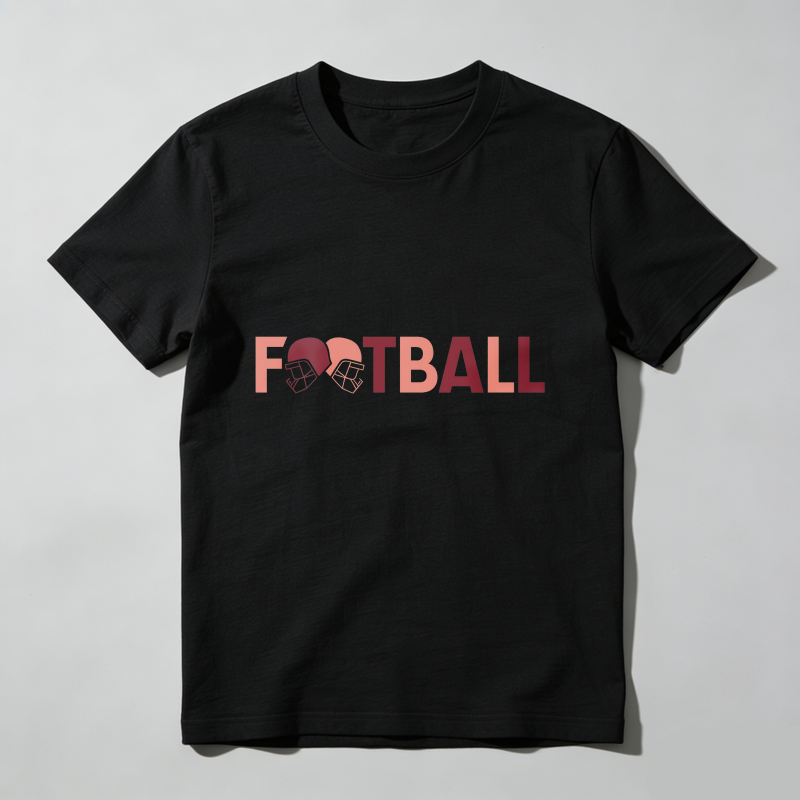 Football With Soccer Ball And Cards T Shirt