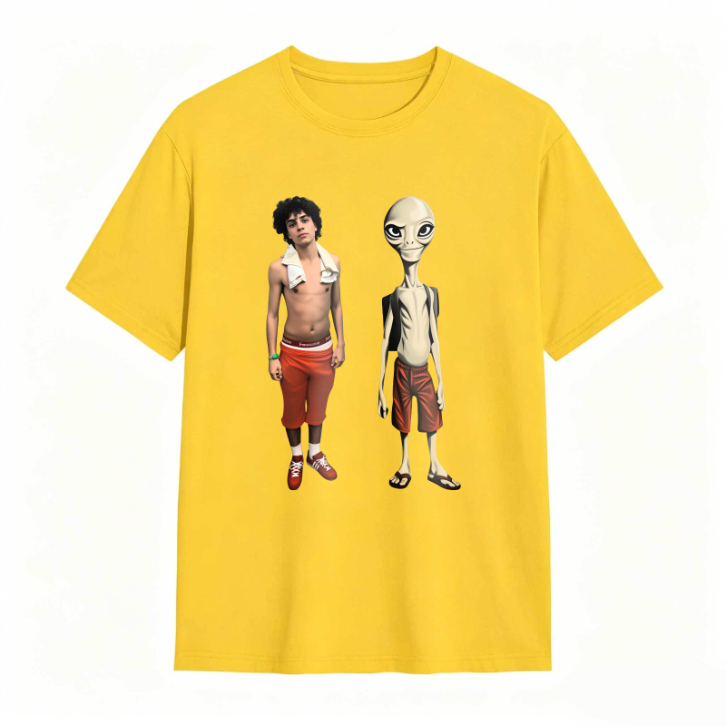 Dorawear™ Alien And Human Character Design Unisex Classic T-shirt
