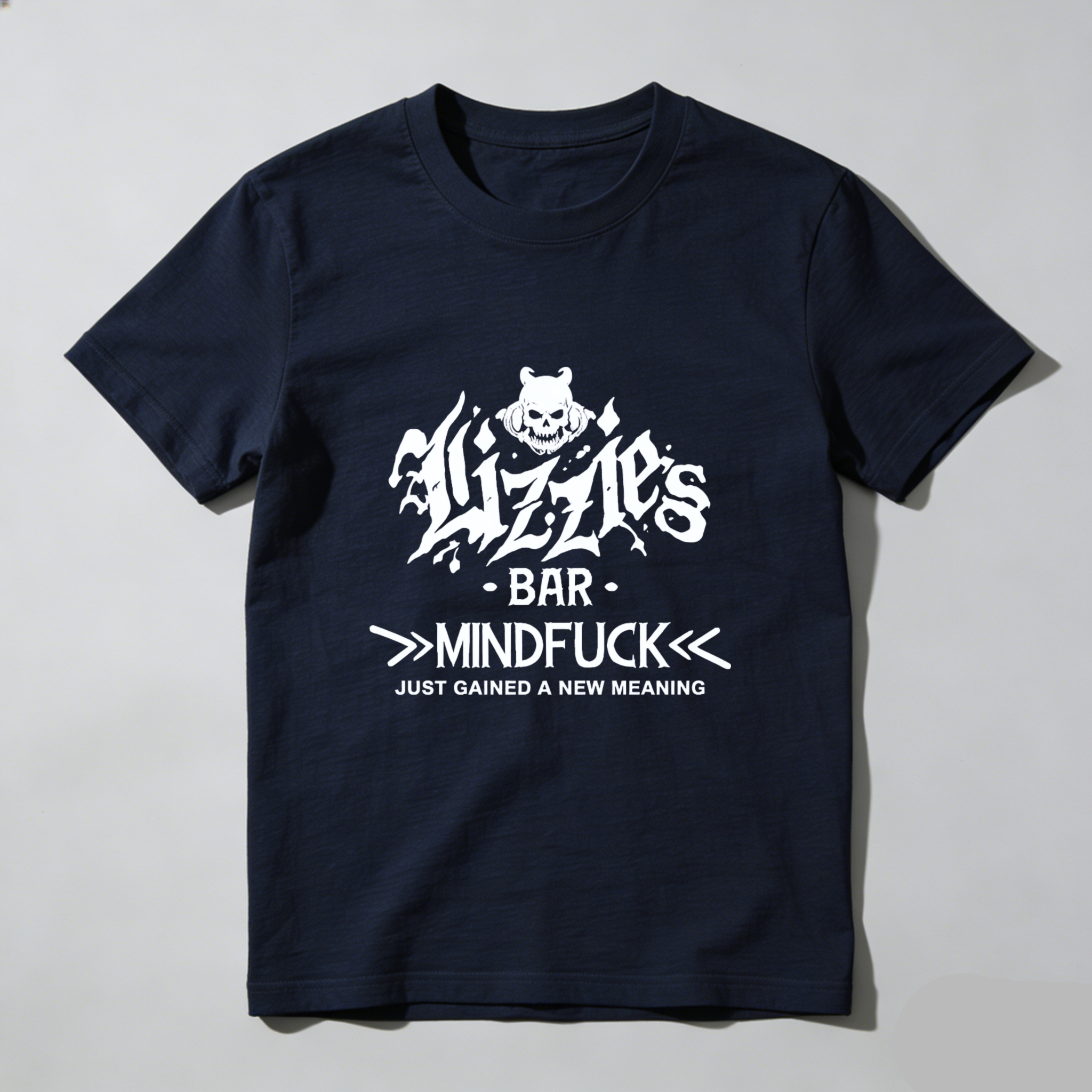 Dorawear™ Lizards Bar Mindfuck Just Gained A New Meaning Pure Cotton Short Sleeve T Shirt-Dorawear