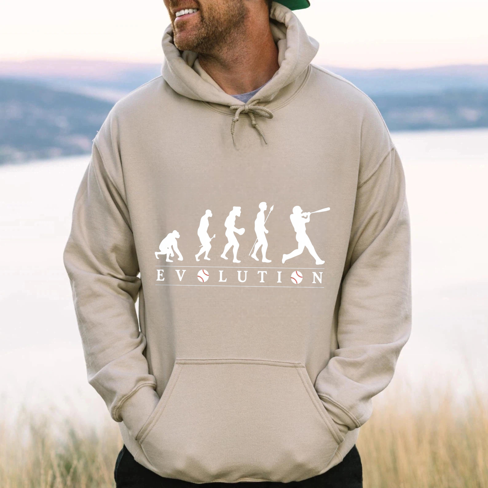 Dorawear™ Baseball Evolution Hoodie Men Women Sport Sweatshirt Casual Pullover Graphic Hooded Sweatshirt Unisex Streetwear Fashion Top-Dorawear