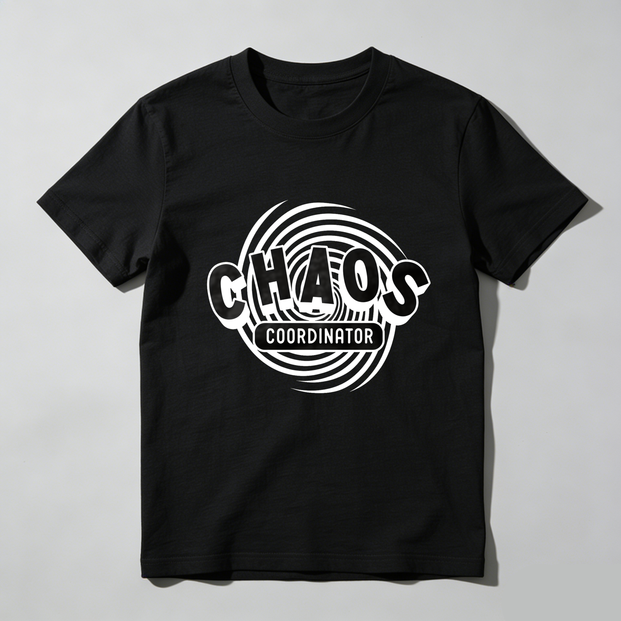 Dorawear Chaos Coordinator Spiral Design Pattern T Shirt