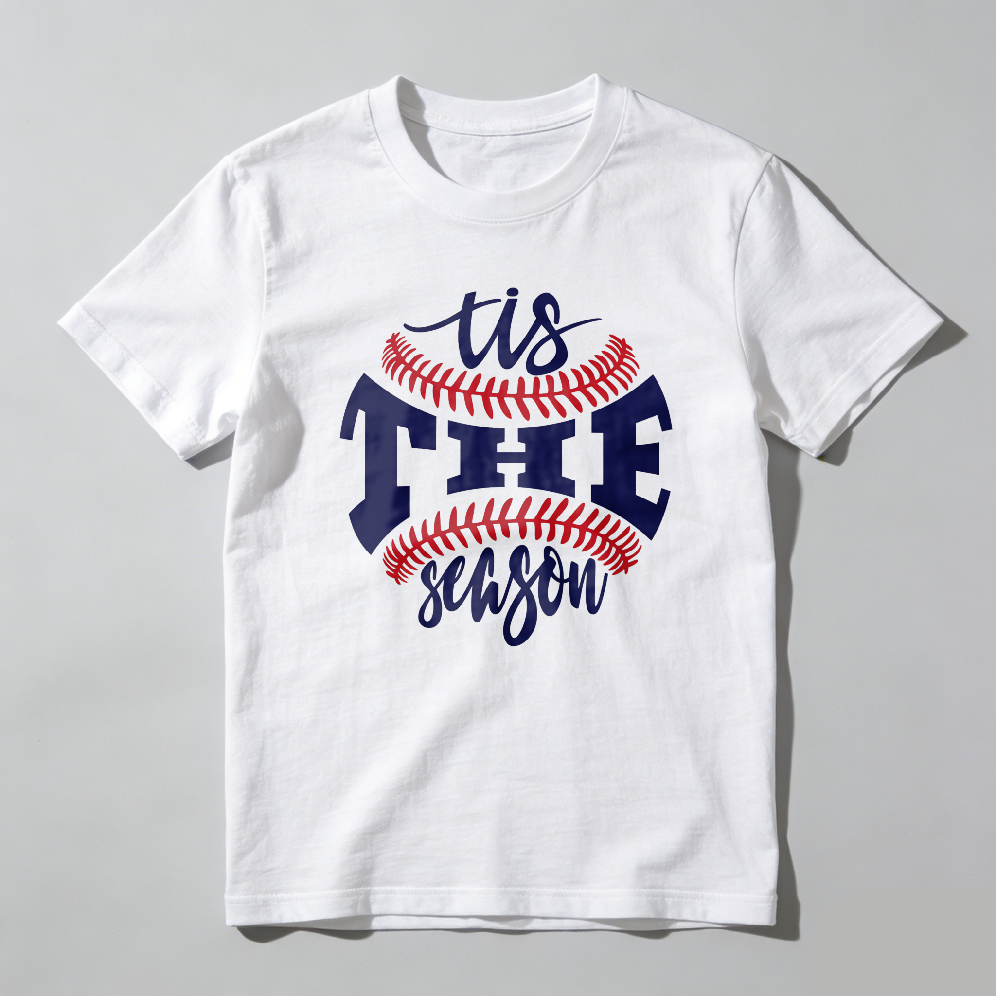 Dorawear™ Tis The Season Baseball Design  T Shirt-Dorawear