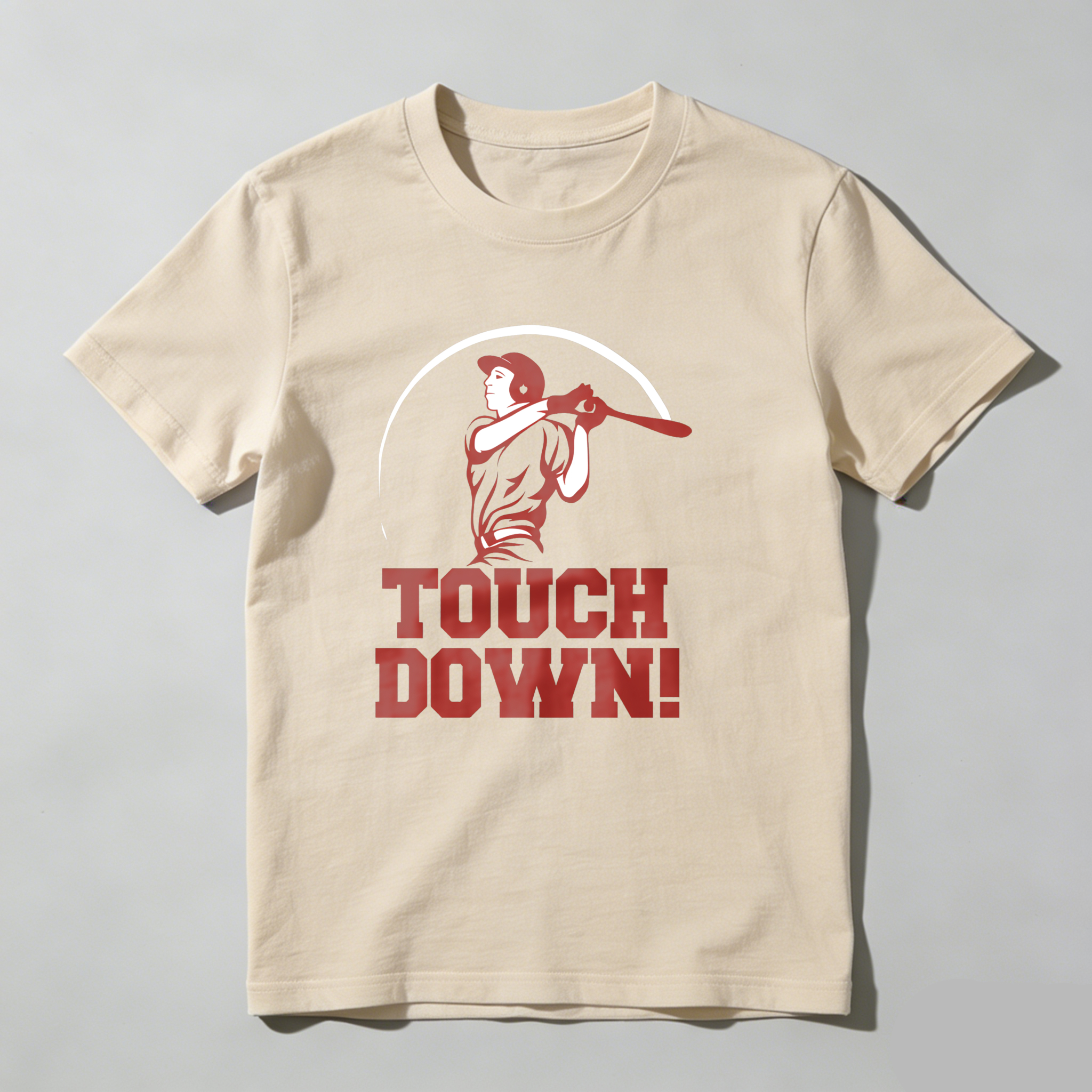 Dorawear™ Touch Down Baseball Player Swing  T Shirt