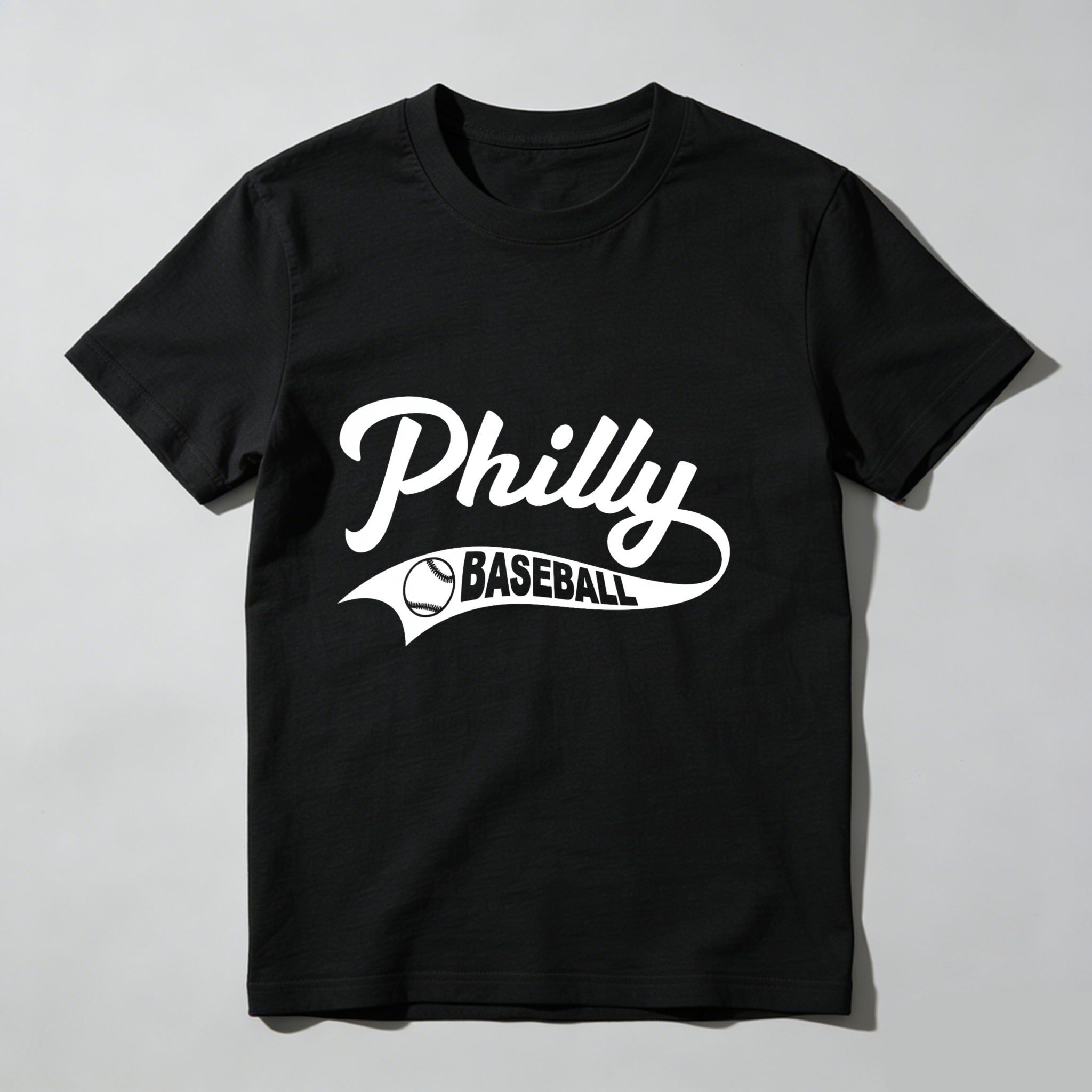 Dorawear™ Philly Baseball Logo Design Print T Shirt