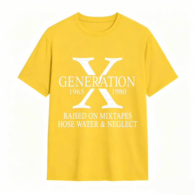 Dorawear™ X Generation 1965 1980 Raised On Mixtapes Hose Water And Neglect Unisex Classic T-shirt