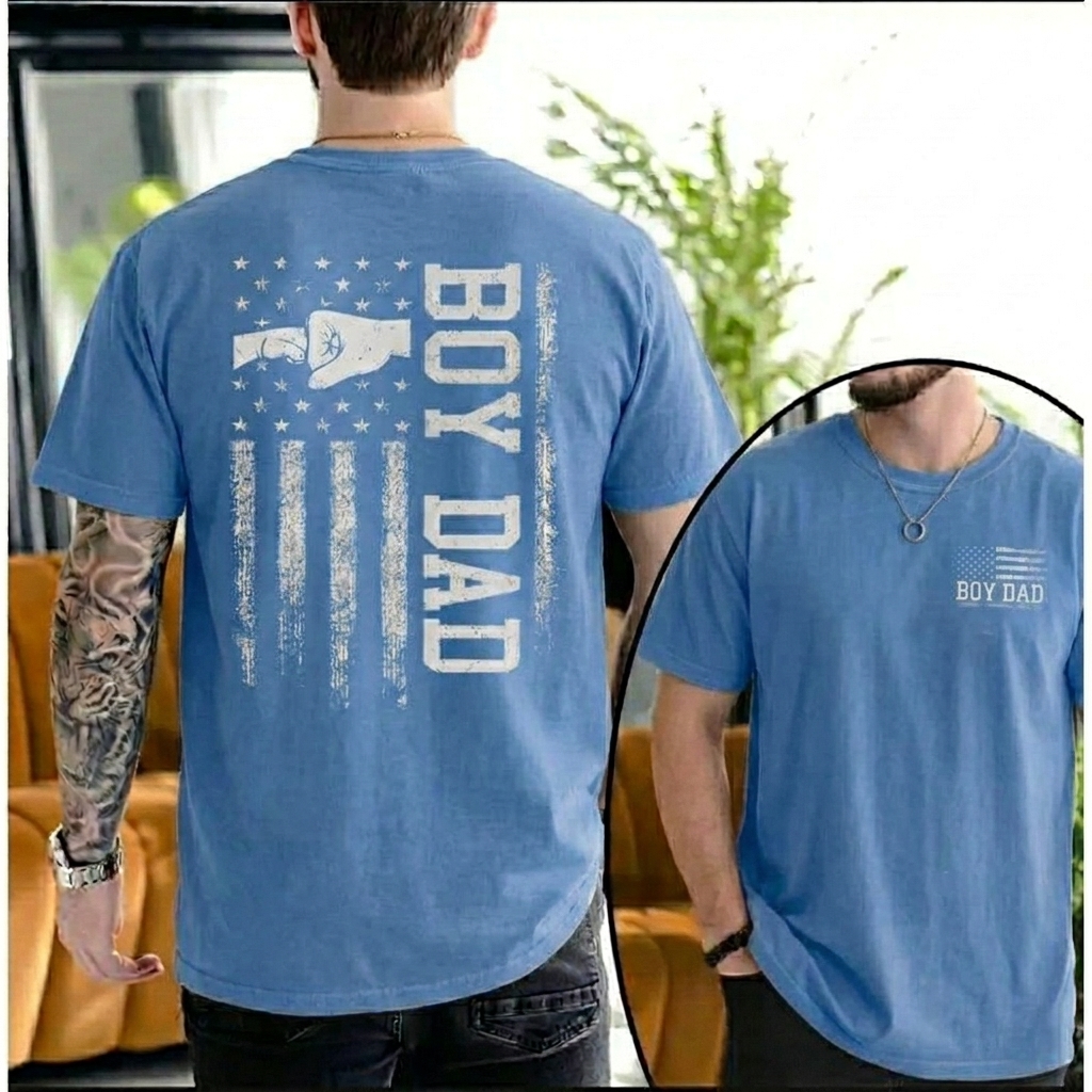  Dorawear™ BOY DAD T Shirt 100% cotton