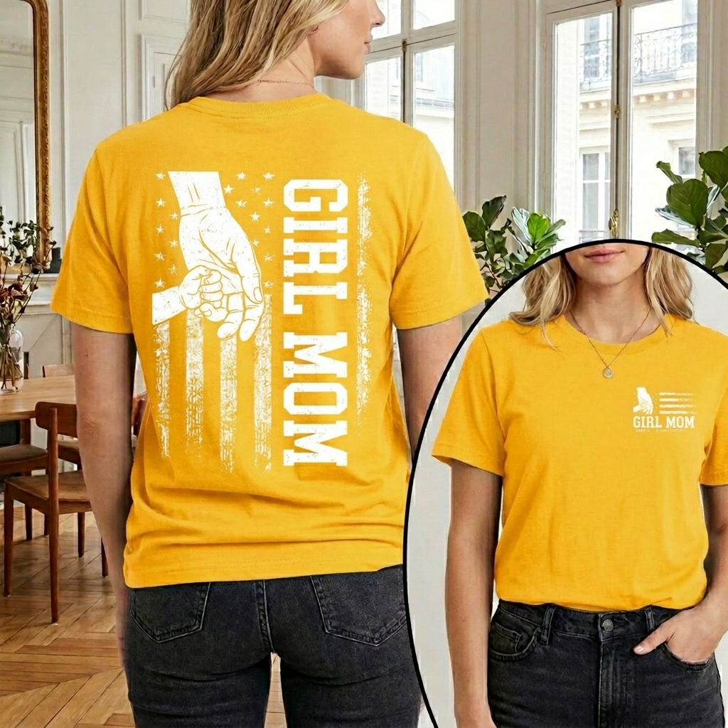  Dorawear™ GIRL MOM T Shirt 100% cotton