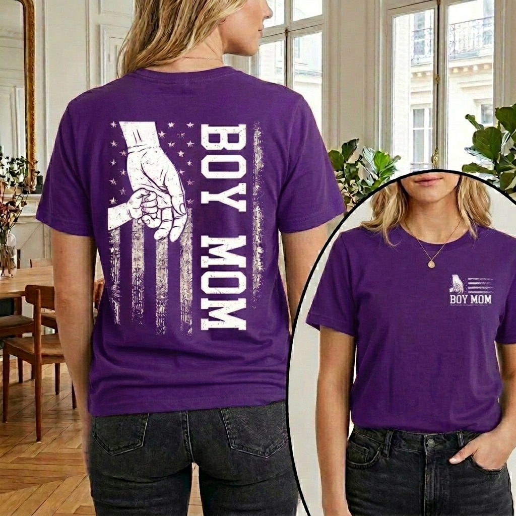 Dorawear™ BOY MOM T Shirt 100% cotton