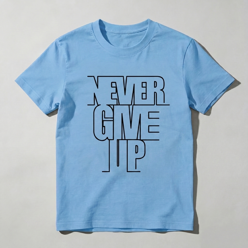 Dorawear™ Never Give Up T Shirt 100% cotton