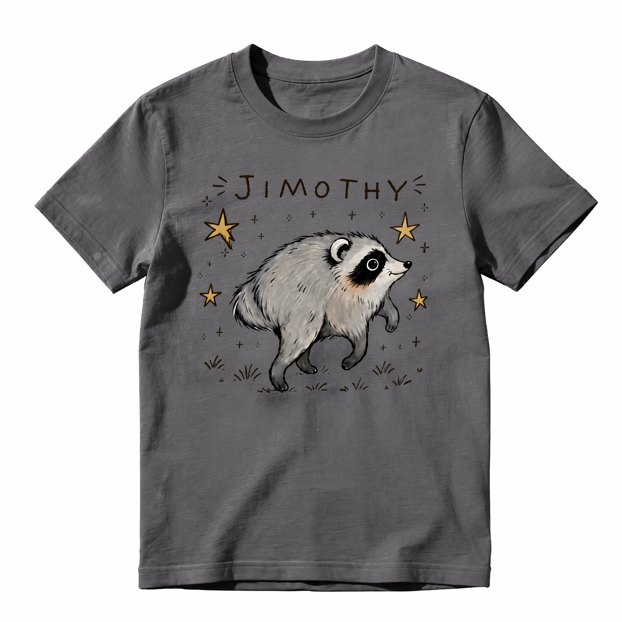 Believe Raccoon Graphic T-Shirt | Cute Wildlife Animal Lover Tee