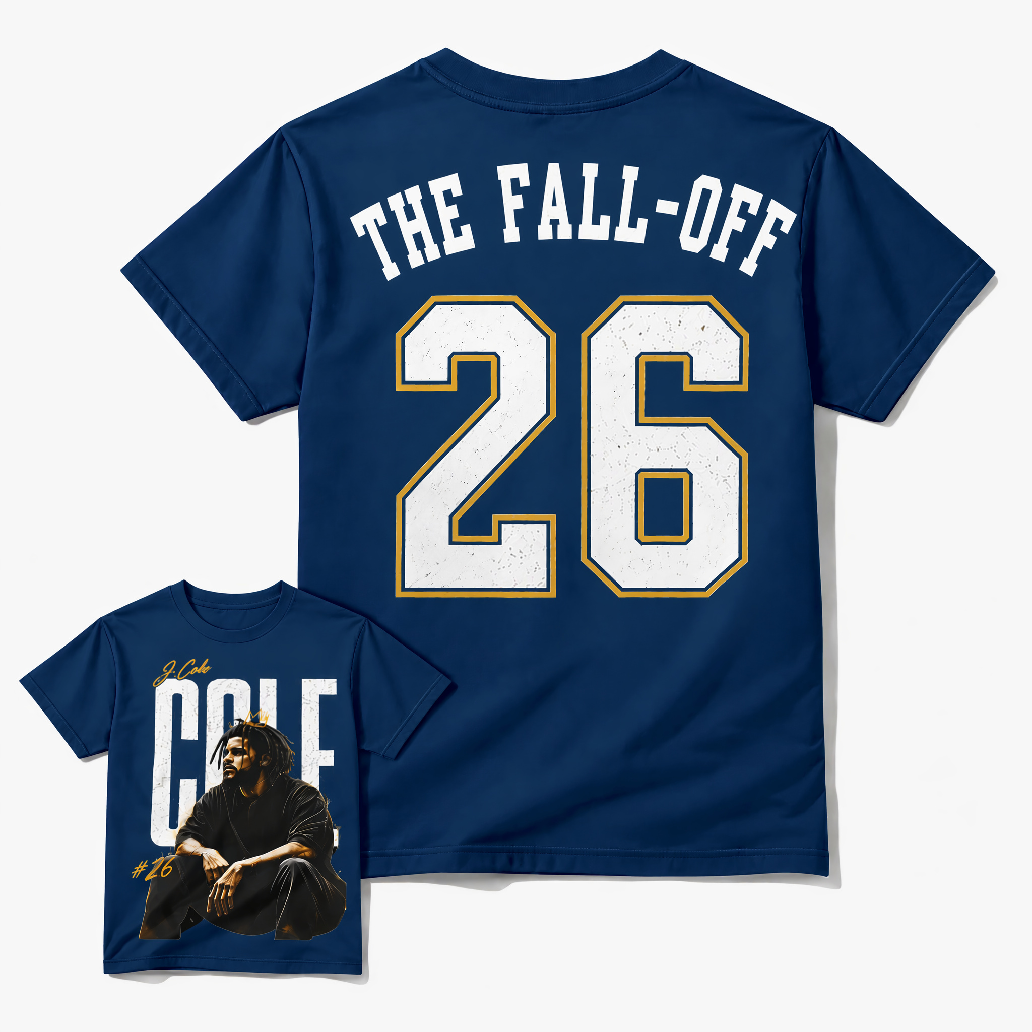 Vintage J Cole The Fall Off 2026 Album Graphic Tee - Retro Bootleg Rap Style Tour T-Shirt