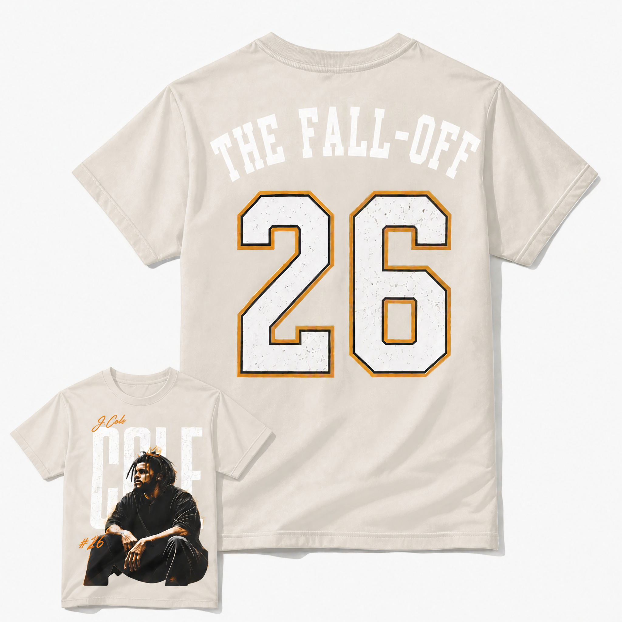 Vintage J Cole The Fall Off 2026 Album Graphic Tee - Retro Bootleg Rap Style Tour T-Shirt
