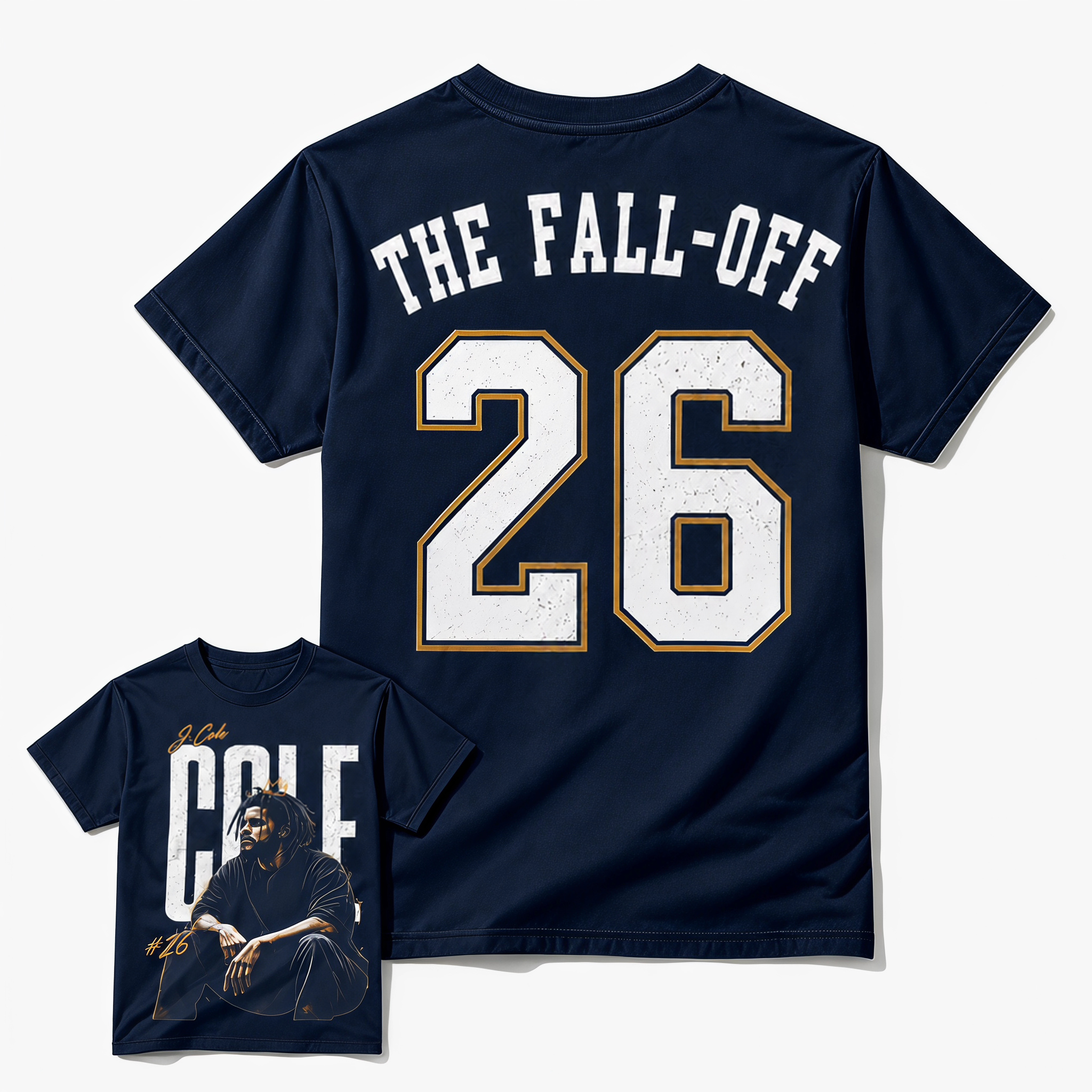 Vintage J Cole The Fall Off 2026 Album Graphic Tee - Retro Bootleg Rap Style Tour T-Shirt