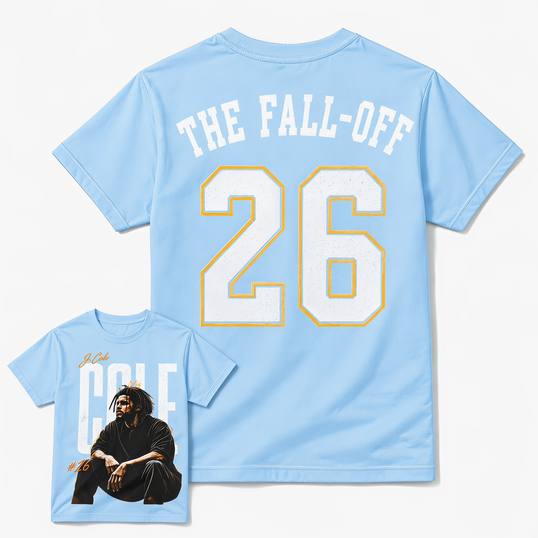 Vintage J Cole The Fall Off 2026 Album Graphic Tee - Retro Bootleg Rap Style Tour T-Shirt