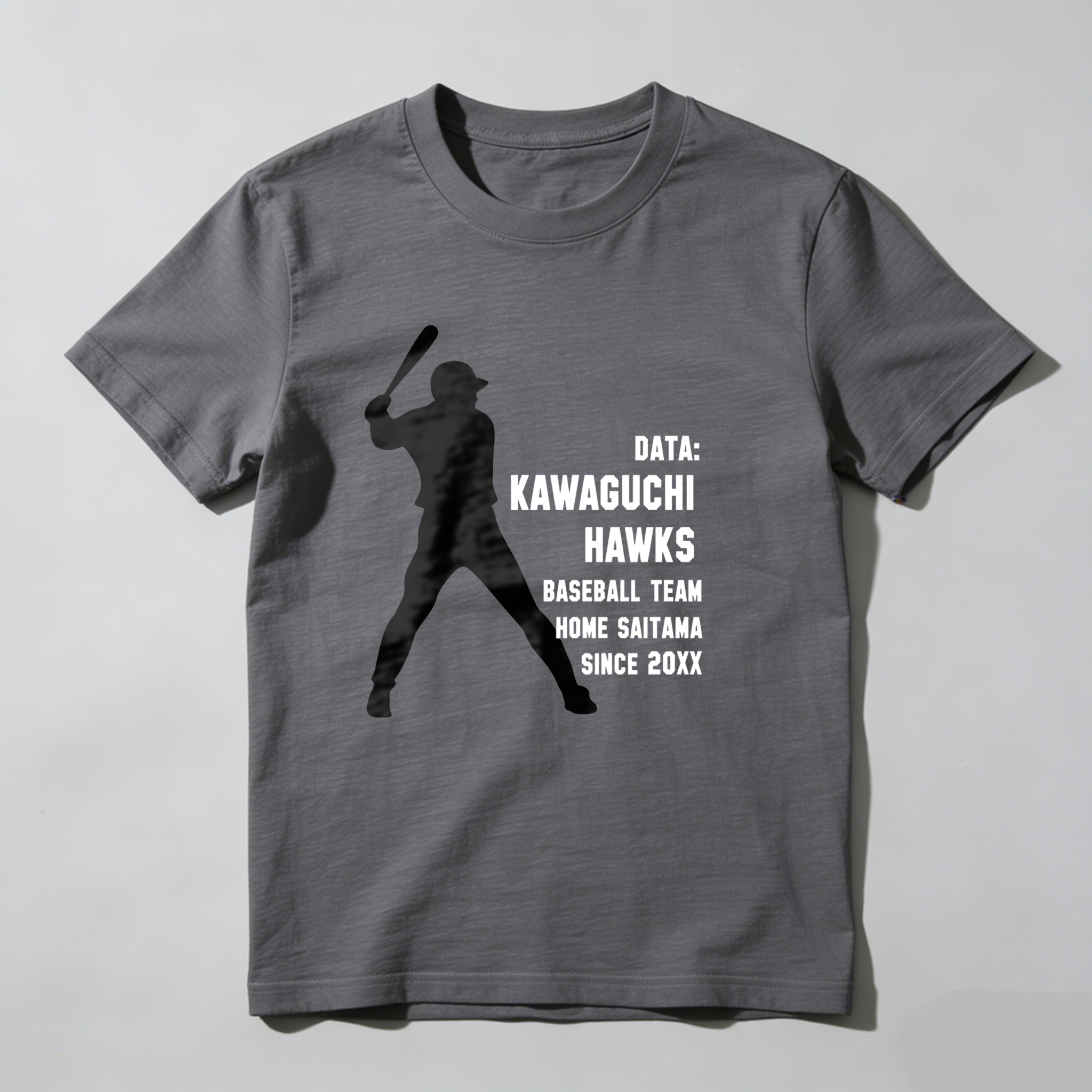 Dorawear™ Data Kawaguchi Hawks Baseball Team Home Saitama Since 20xx  T Shirt