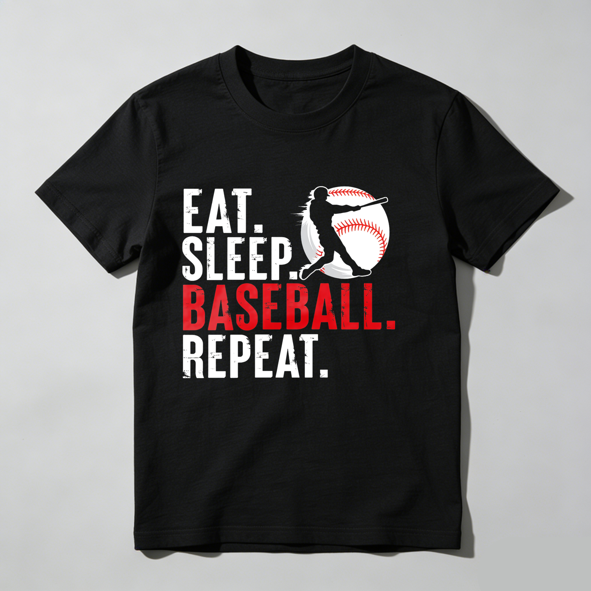 Dorawear™ Eat Sleep Baseball Repeat  T Shirt-Dorawear