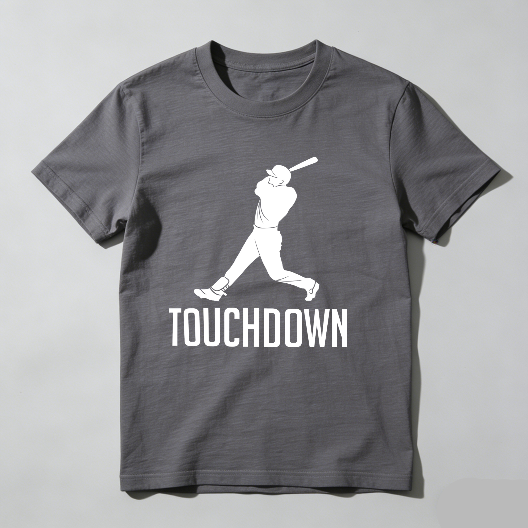 Dorawear™ Baseball Player Swinging Bat Touchdown  T Shirt
