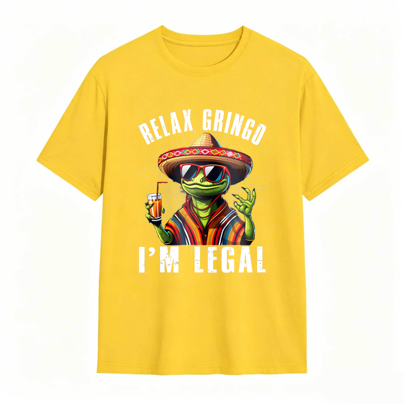 Dorawear™ Relax Gringo I M Legal Frog With Sombrero And Beer Unisex Classic T-shirt