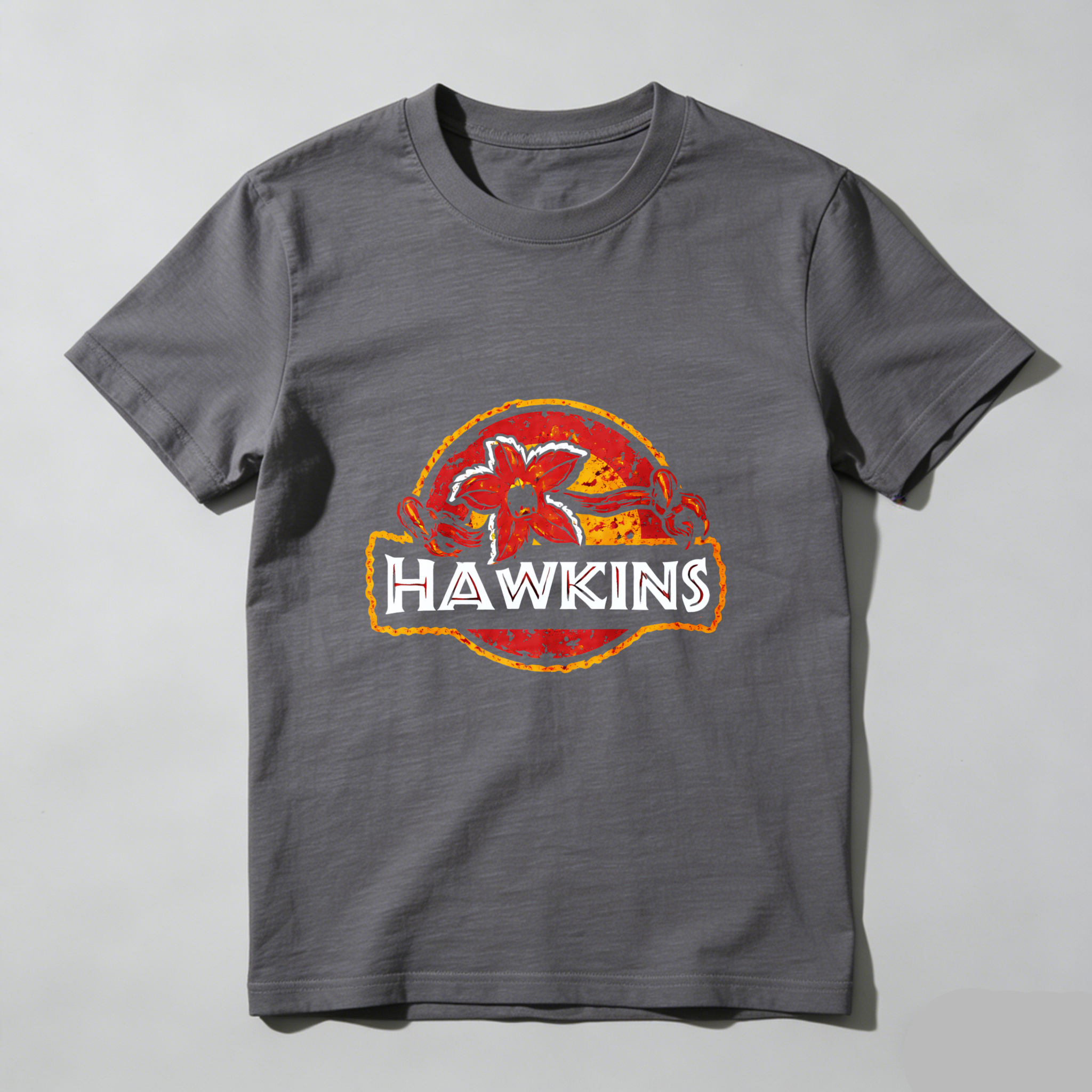 Dorawear™ Hawkins Logo Design Pure Cotton Short Sleeve T Shirt-Dorawear