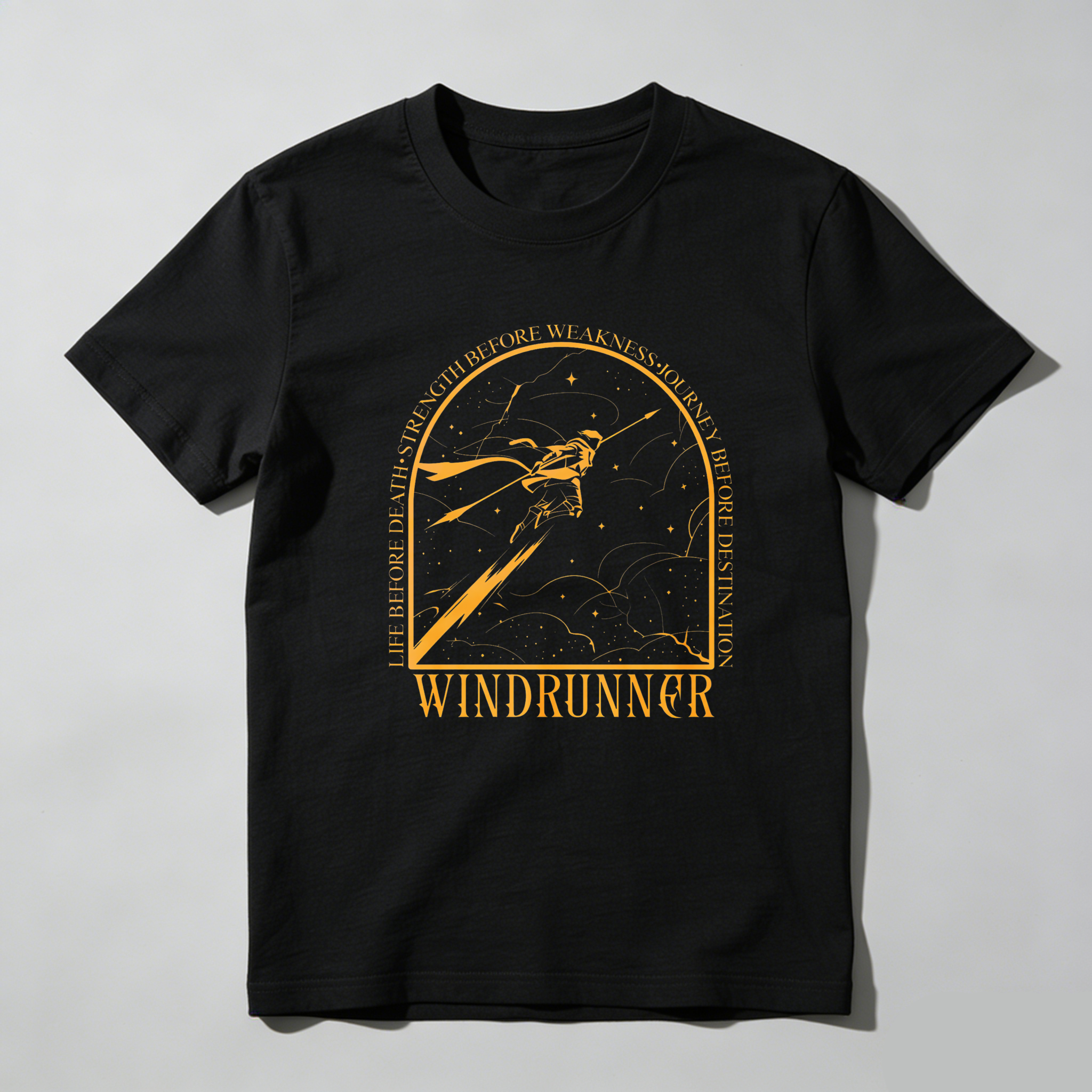 Dorawear Windrunner Hero Sky Flight Starry Night Design T Shirt