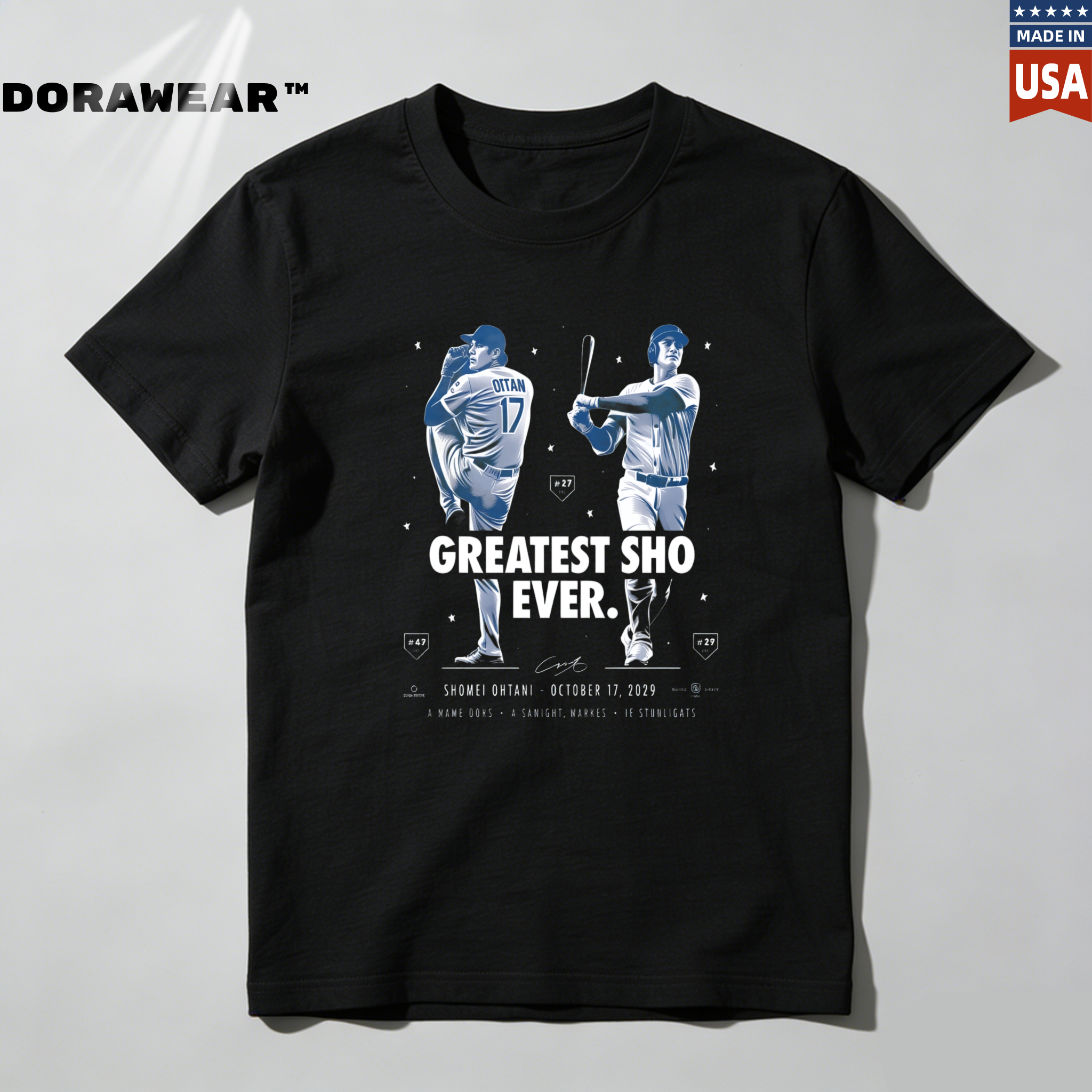 Dorawear™ Greatest Sho Ever Ohtani Baseball Legend  T Shirt