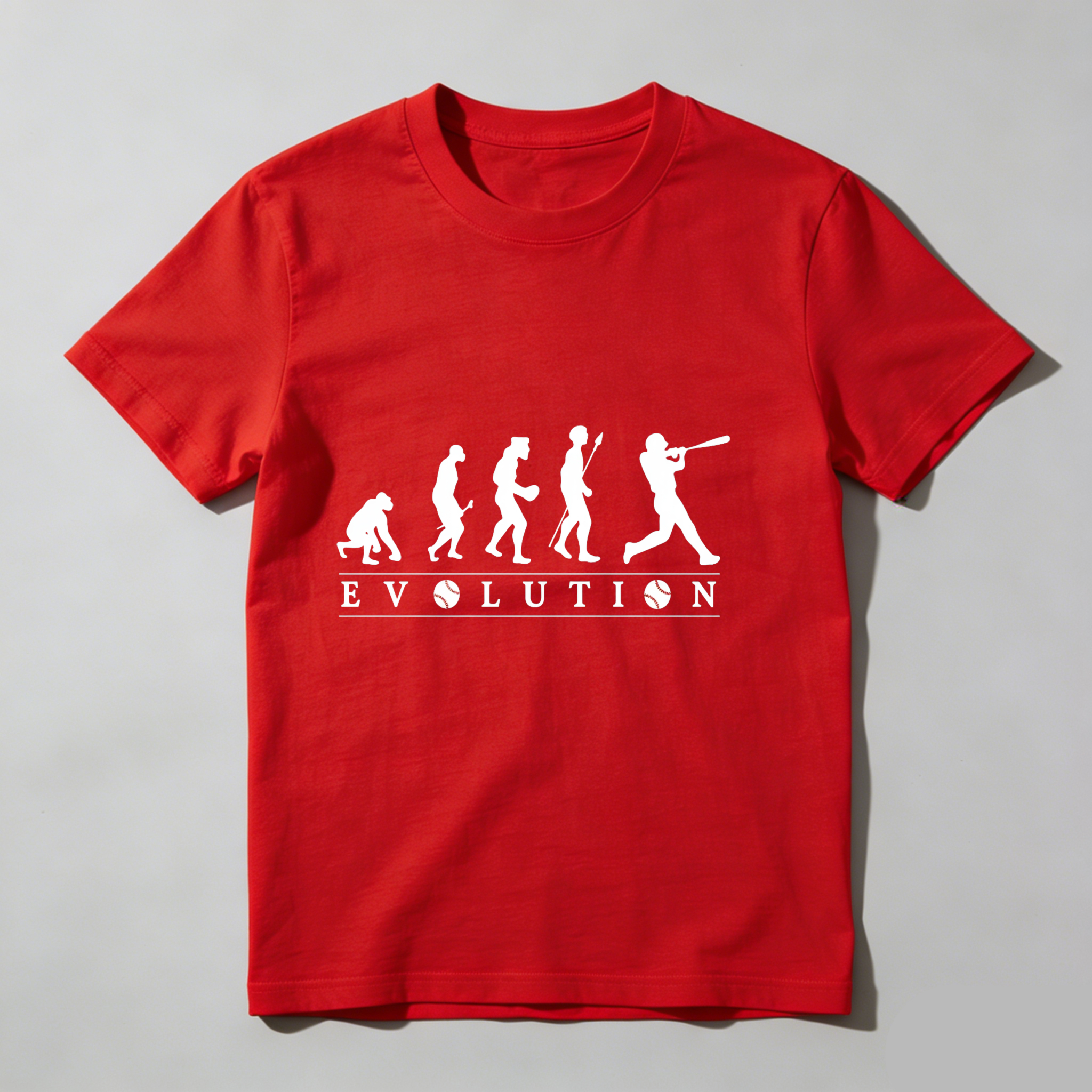 Dorawear™ Evolution Of Baseball Player  T Shirt