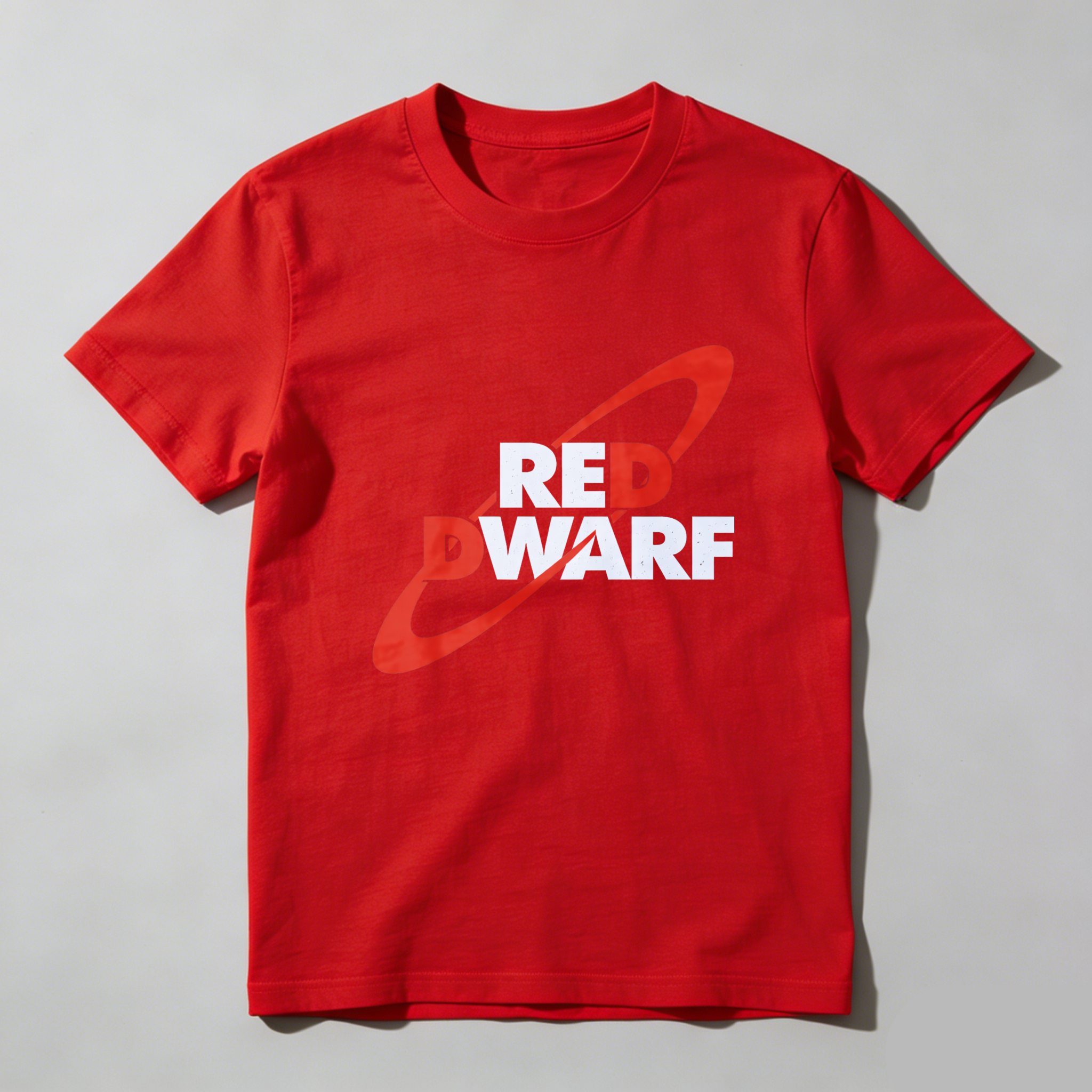 Dorawear™ Red Dwarf Logo Pure Cotton Short Sleeve T Shirt-Dorawear