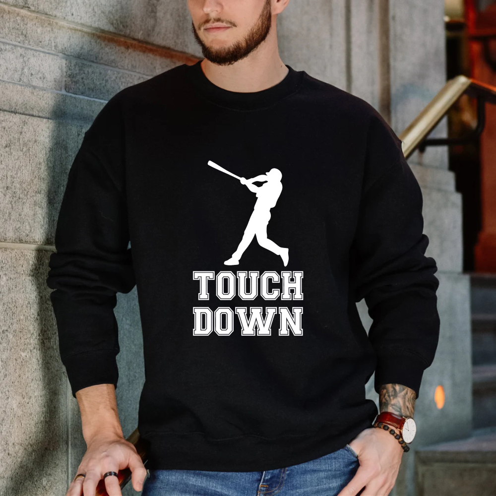 Dorawear™ Baseball Player Silhouette Touch Down Unisex Classic Sweatshirt