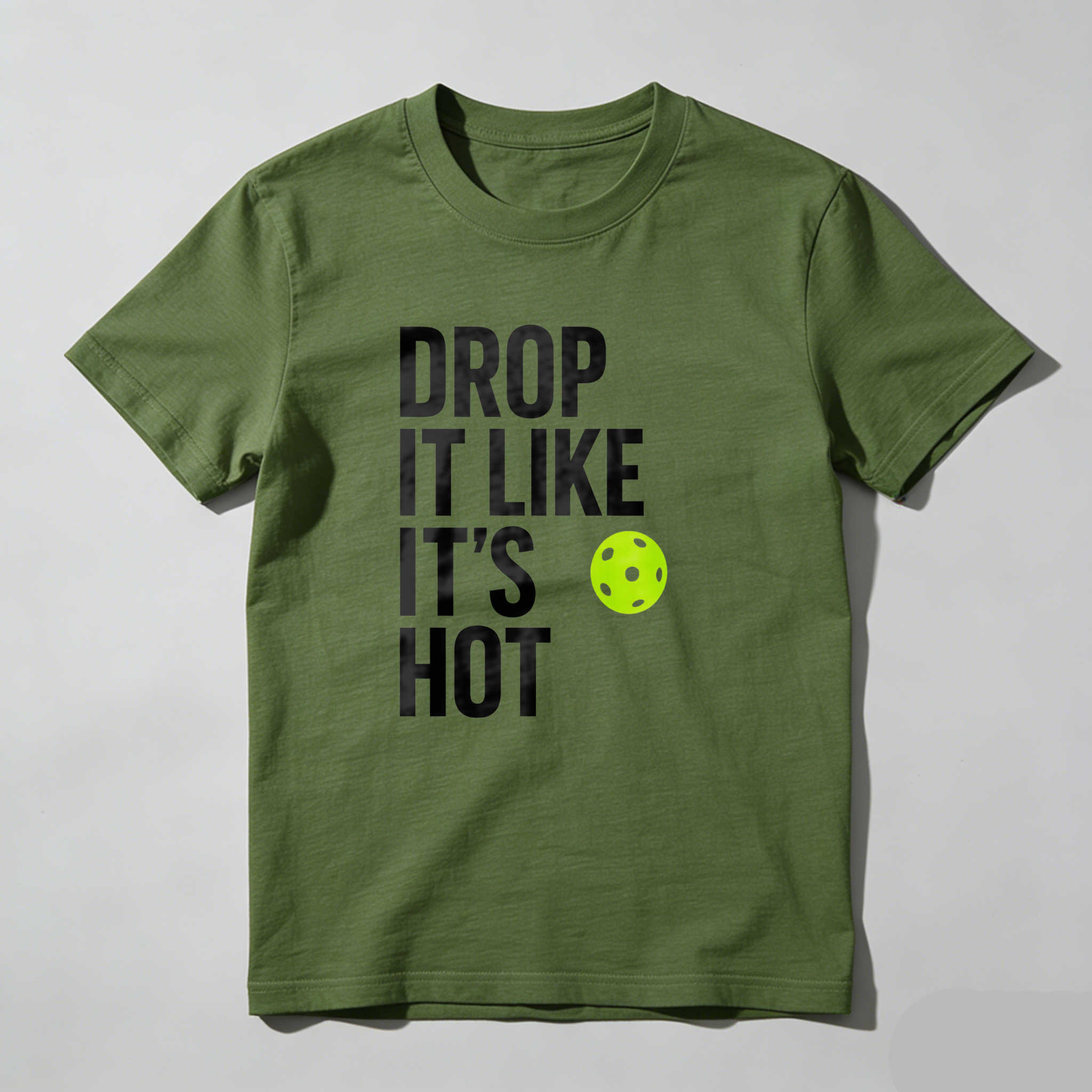 Dorawear™Drop It Like It's Hot With Green Dot T Shirt