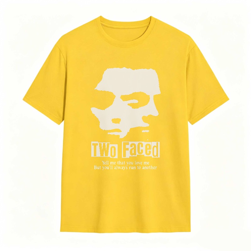 Dorawear™Two Faced Skull Design With Quote Unisex Classic T-shirt