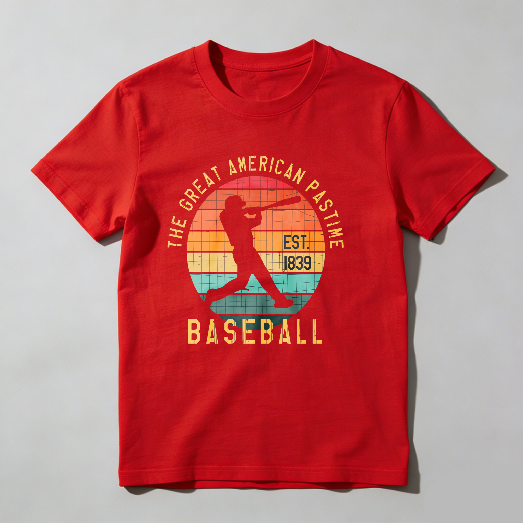 Dorawear™The Great American Pastime Baseball Est 1839 T Shirt