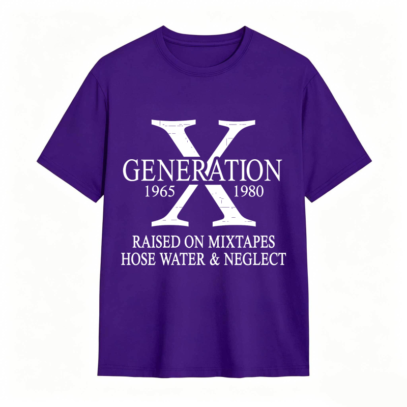 Dorawear™ X Generation 1965 1980 Raised On Mixtapes Hose Water And Neglect Unisex Classic T-shirt