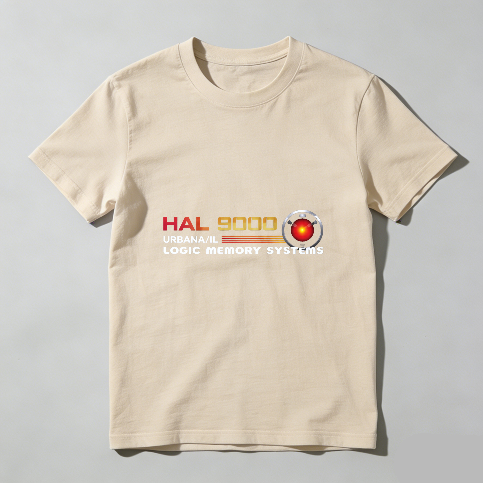 Dorawear™ Hal 9000 Logic Memory Systems Pure Cotton Short Sleeve T Shirt-Dorawear