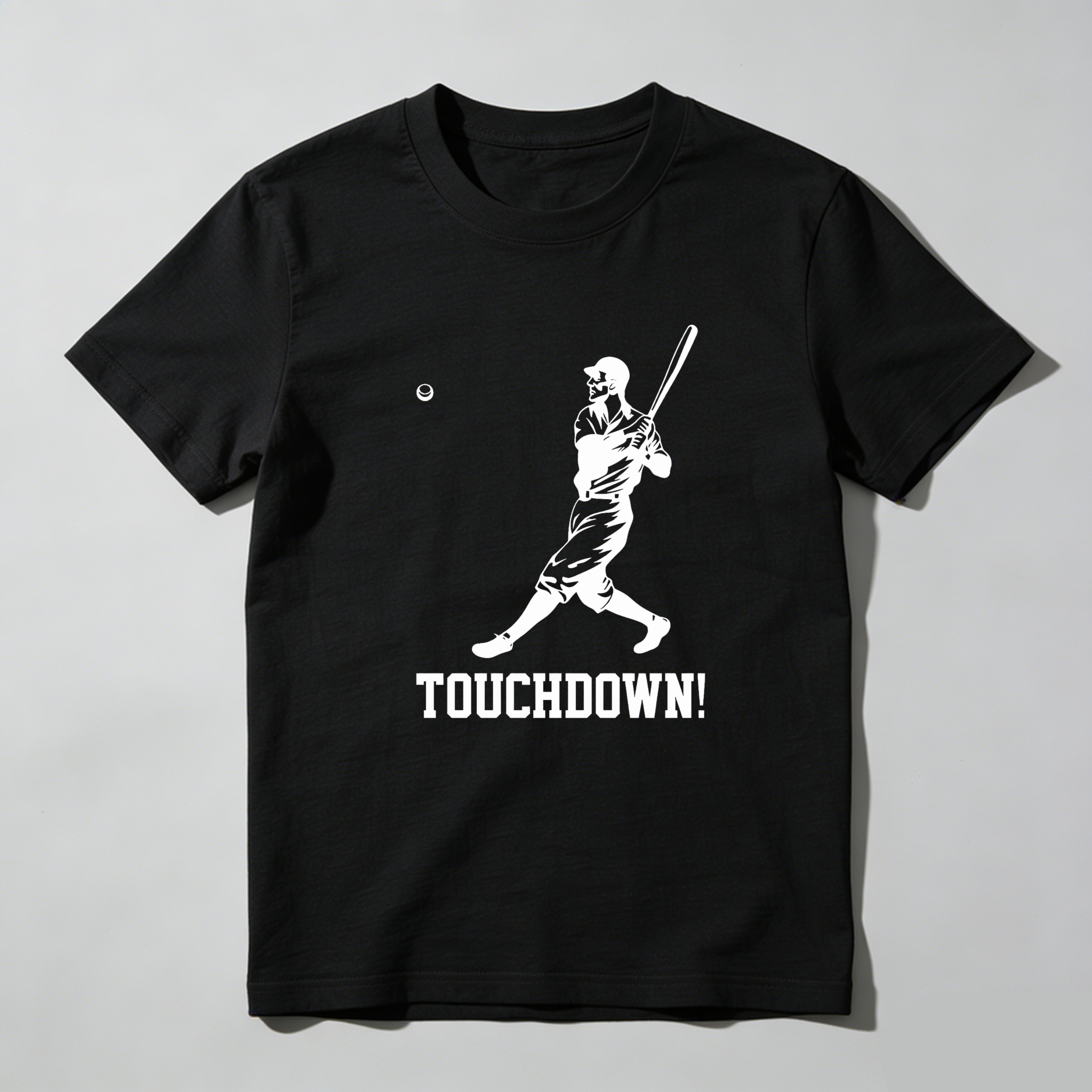 Dorawear™Baseball Bat Swinging Touchdown Tee