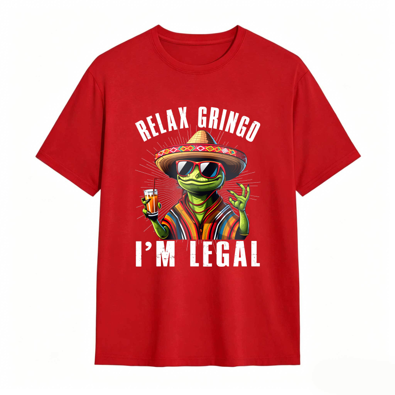 Dorawear™ Relax Gringo I M Legal Frog With Sombrero And Beer Unisex Classic T-shirt