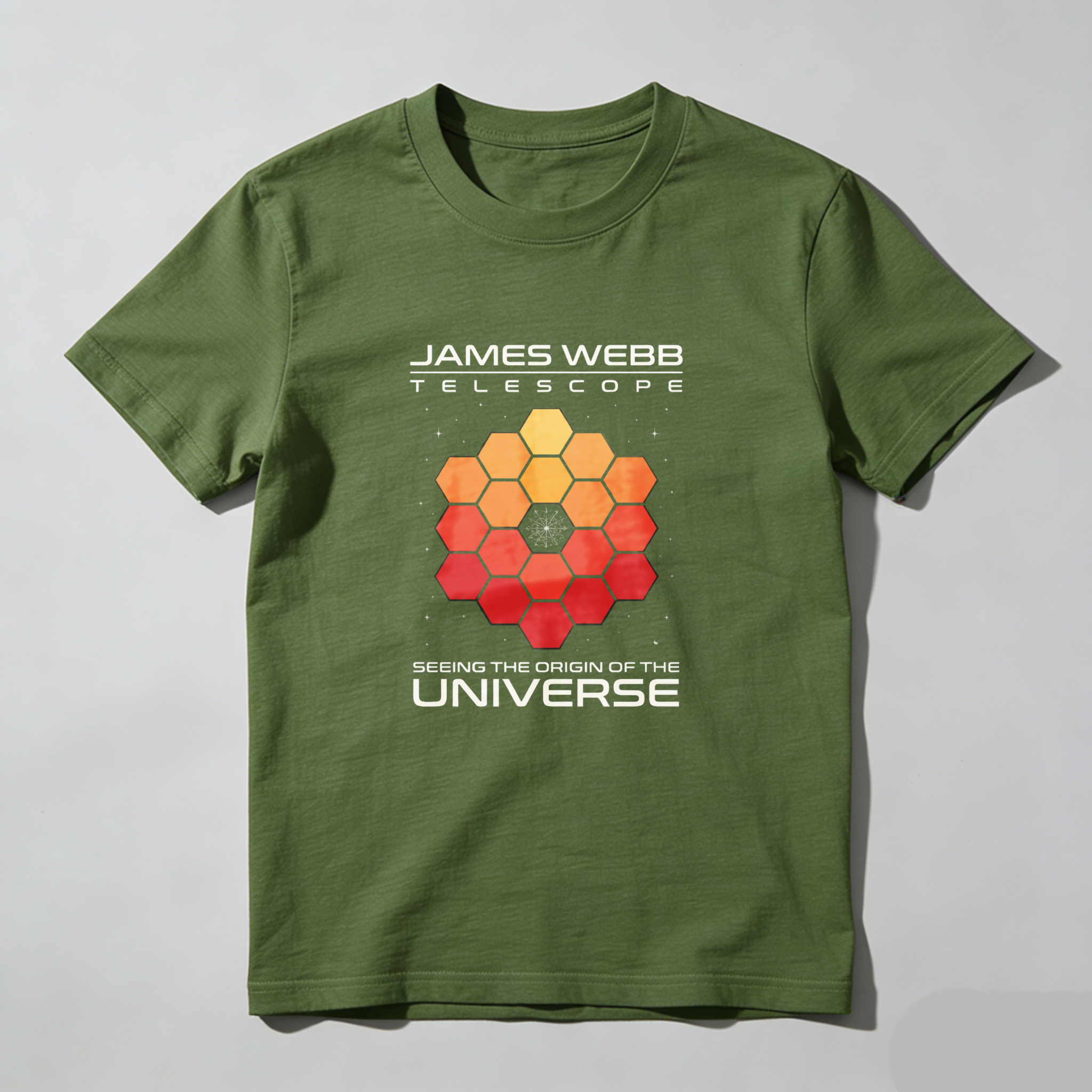 Dorawear™ James Webb Telescope Seeing The Origin Of The Universe Pure Cotton Short Sleeve T Shirt-Dorawear