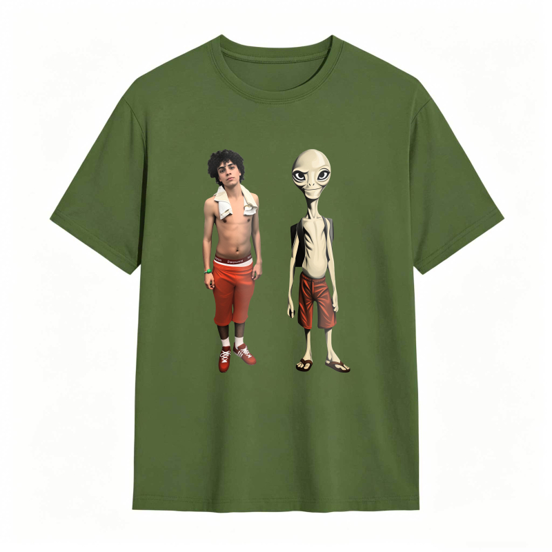 Dorawear™ Alien And Human Character Design Unisex Classic T-shirt