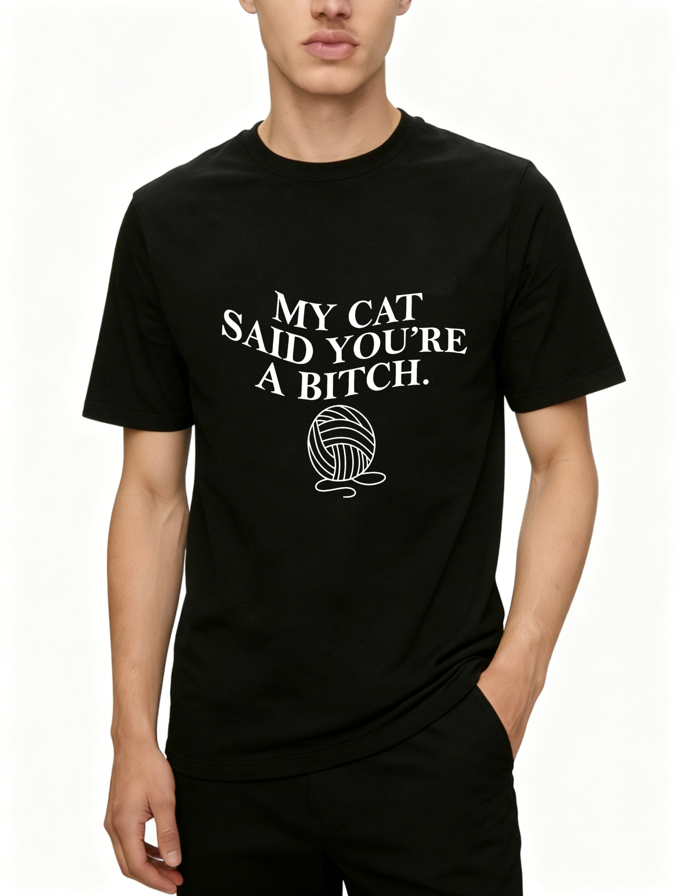 Dorawear™ My Cat Said You're A  Ball Of Yarn T Shirt