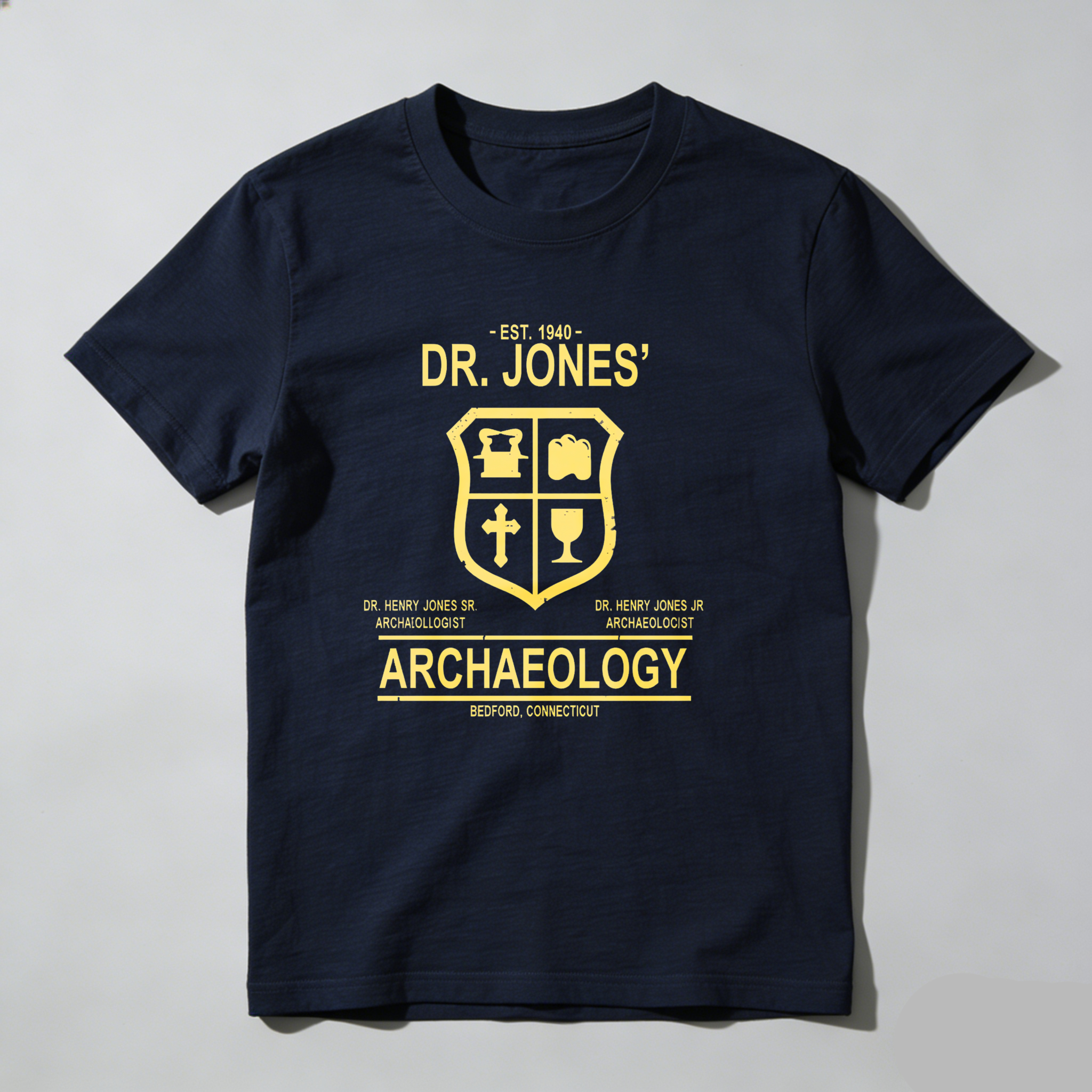 Dorawear™ Dr Jones Archaeology Crest Design T Shirt