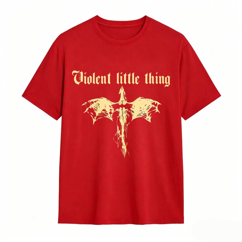 Dorawear™ Violent Little Thing Golden Dragon Design Unisex Classic T-shirt