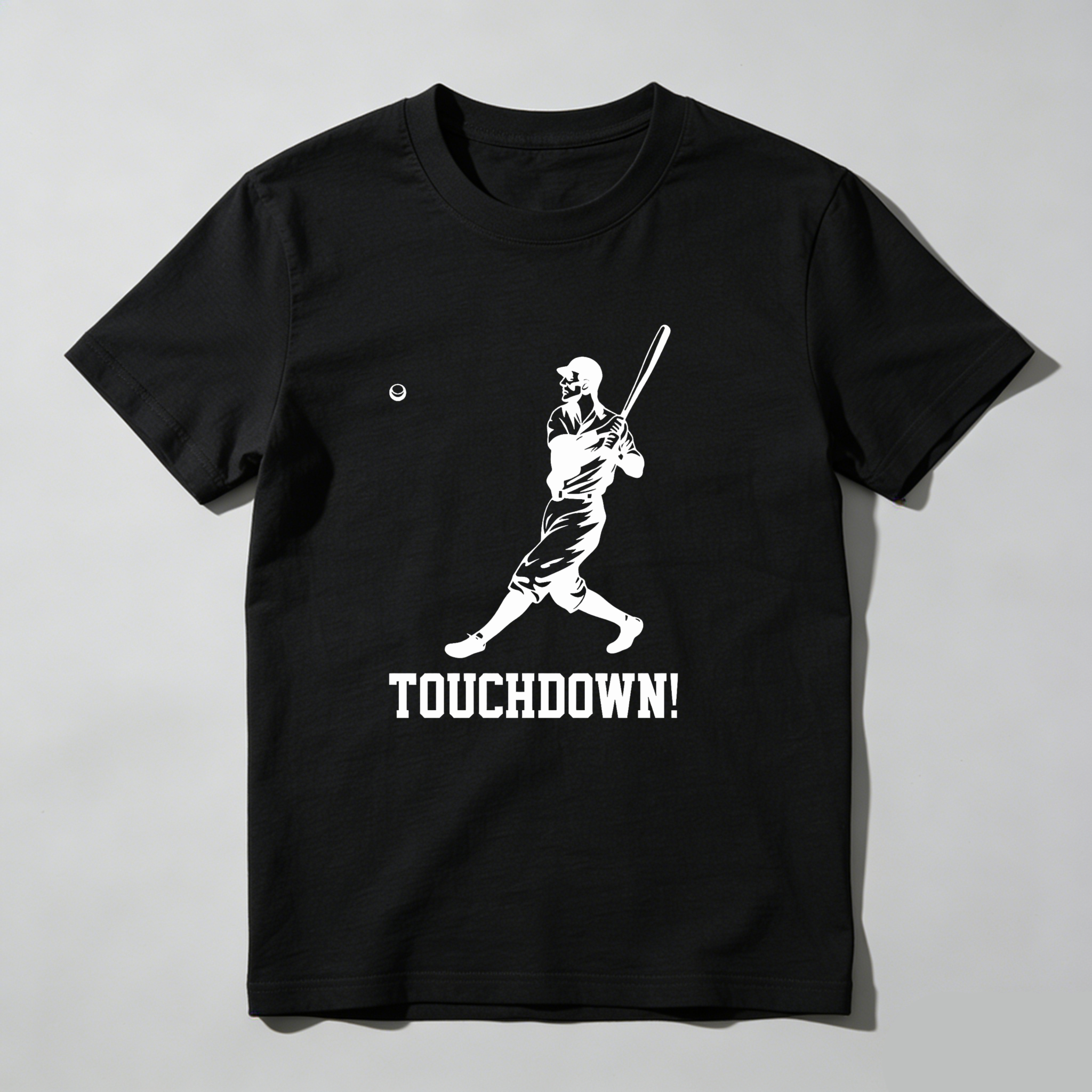 Dorawear™Baseball Bat Swinging Touchdown Tee