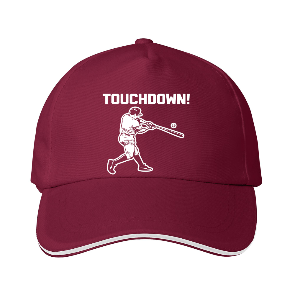 Dorawear™ Baseball Cap Touchdown Baseball Player Graphic For Sports Fans