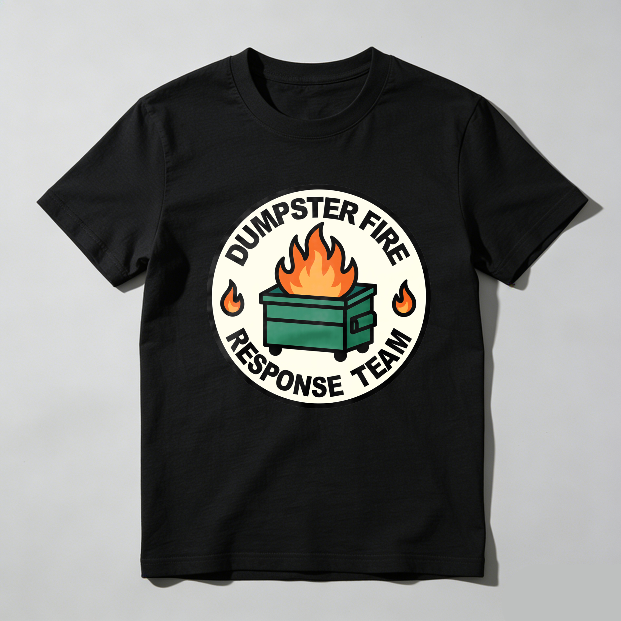 Dorawear Dumpster Fire Response Team T Shirt