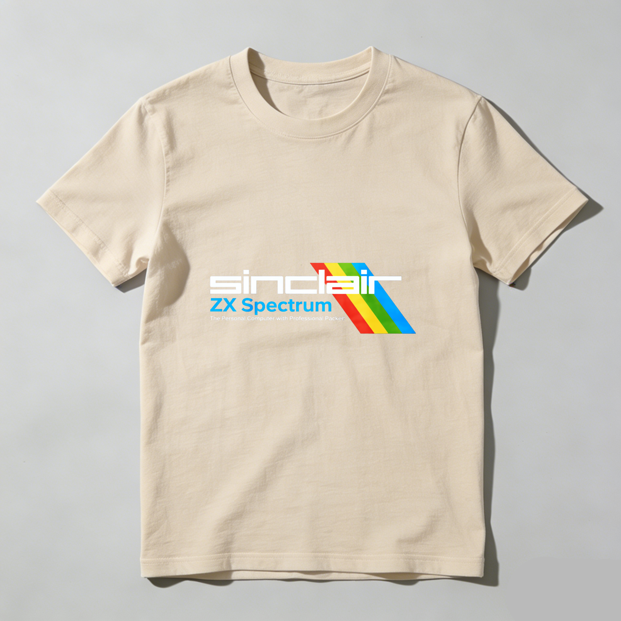 Dorawear™ Sinclair ZX Spectrum Logo Retro Gaming Pure Cotton Short Sleeve T-Shirt-Dorawear